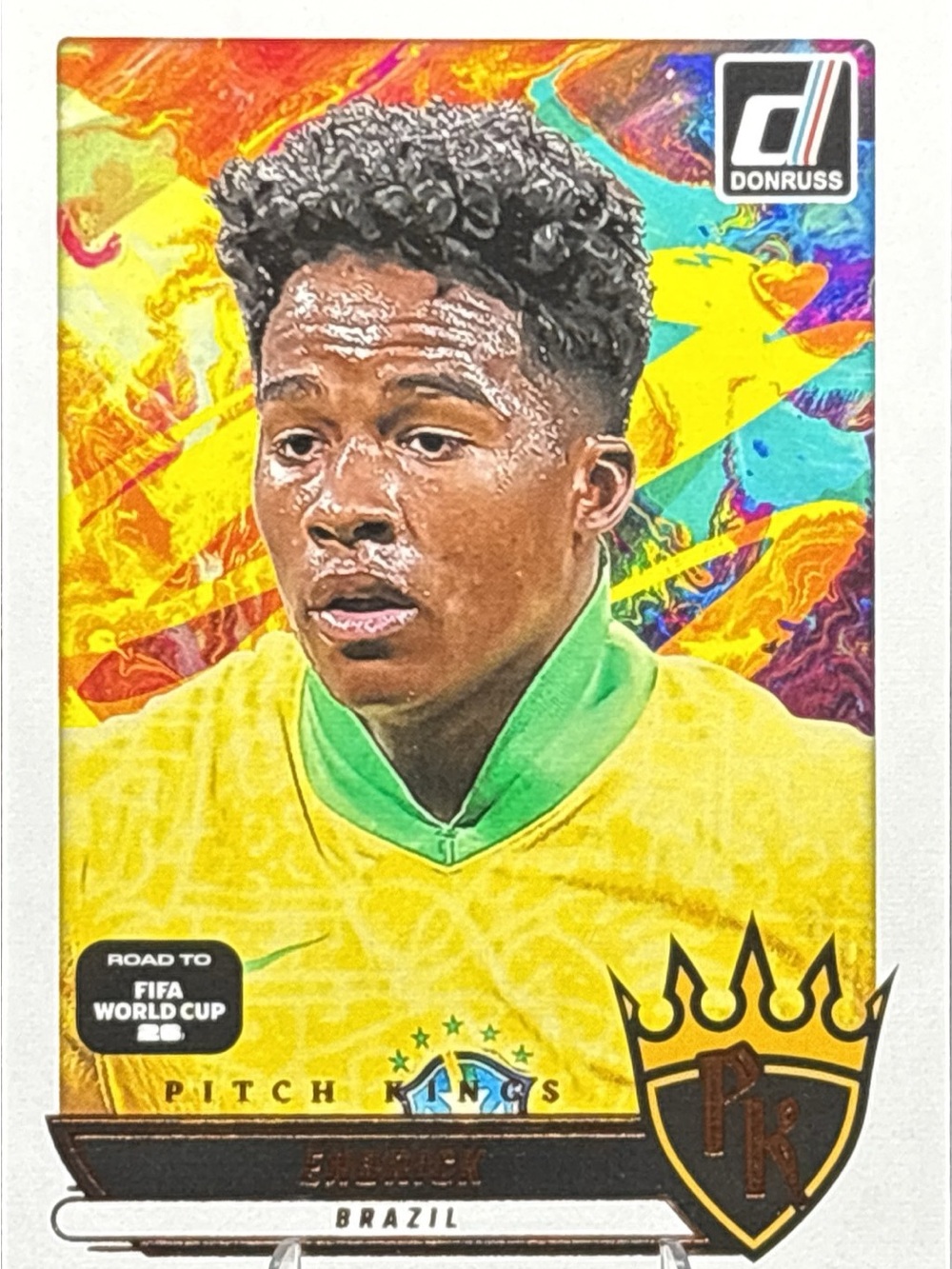 Panini Donruss Pitch Kings Endrick Brazil  Soccer Trading Card